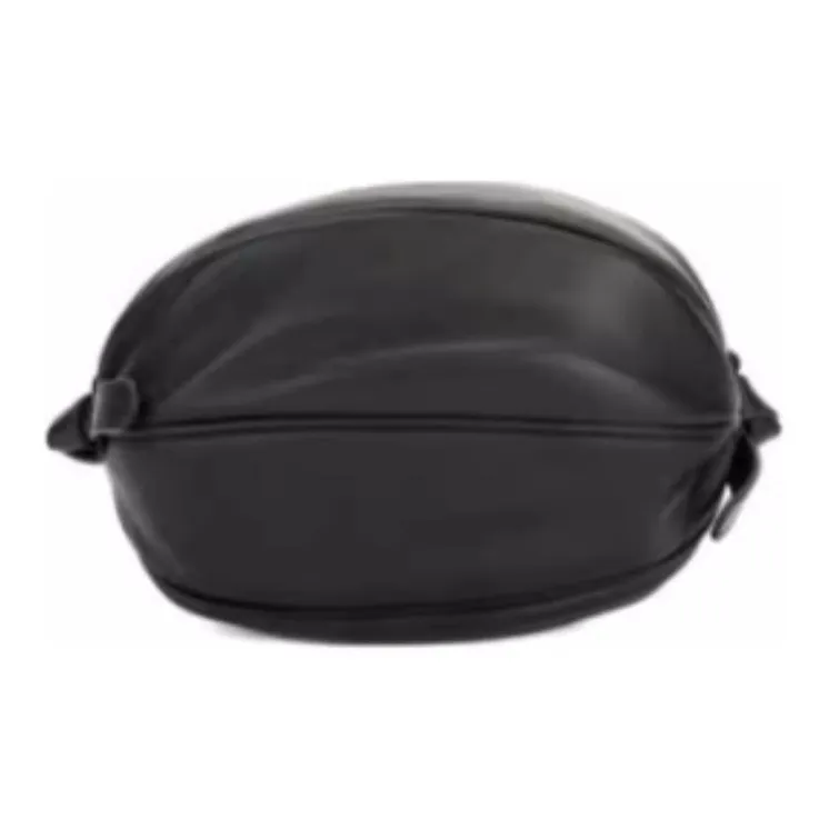 Hereu Sheepskin Shoulder Bag Crossbody Bag Medium Size Unisex Brown/Black-4