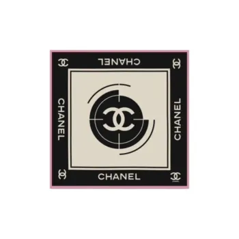 CHANEL - Silk Scarves Unisex Brown
