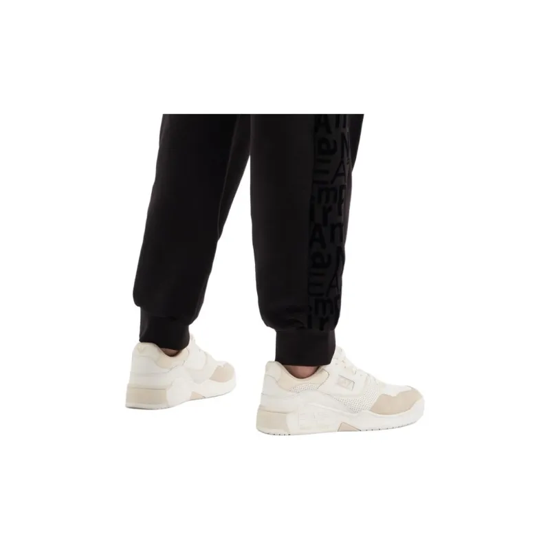EMPORIO ARMANI EA7 FW24 Casual Pants Loose Fit Version Women's Black-5