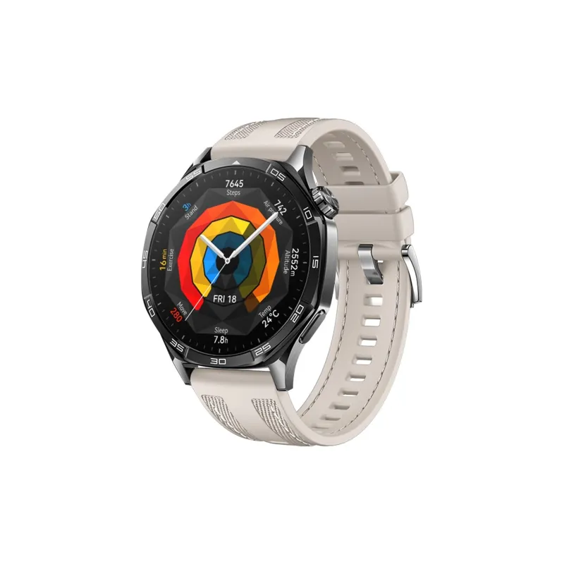 Watchbond Huawei Compatibility Watch Band 18/22mm Nylon, Silicone Material-3
