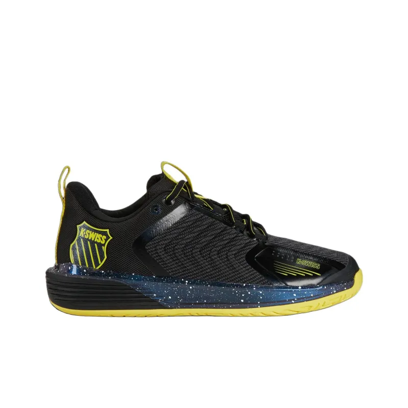KSWISS Anti Slip Wear Resistant Low Top Training Shoes Men's Black-1