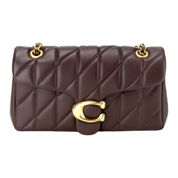 COACH Tabby Nappa Leather Crossbody Bag Shoulder Bag Medium Size Women's Maple