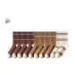 4 Dark Brown Stripes+4 Light Coffee Stripes+2 Beige Pinstripes