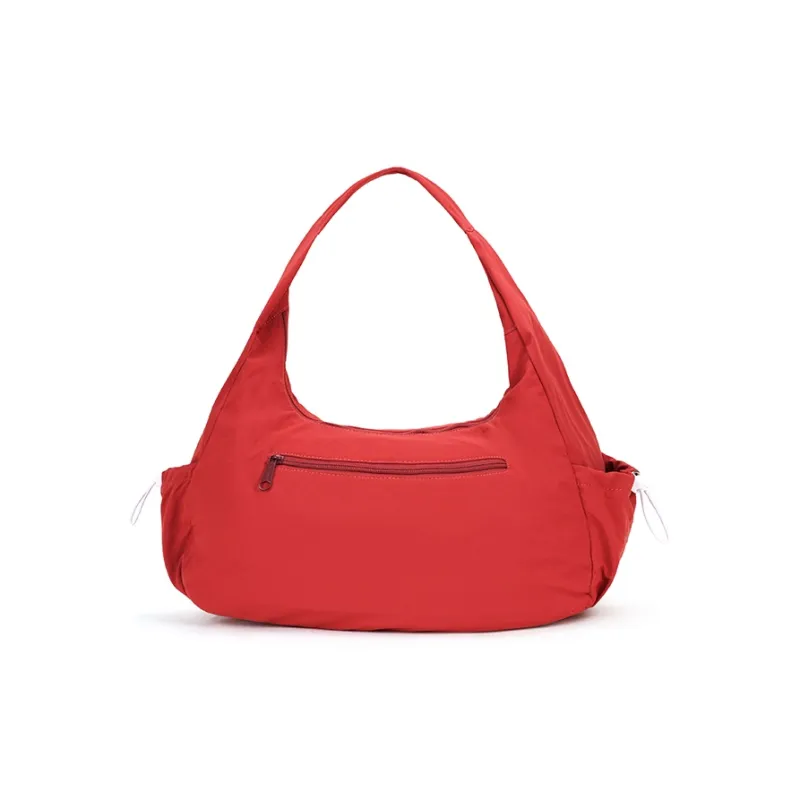 VANWALK Nylon Cloud Bag, Shoulder Bag Tubas Women's Black/White/Red-16