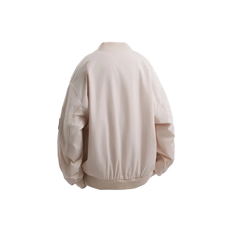 ZMOH Baseball Collar Jacket Unisex Couple's-7