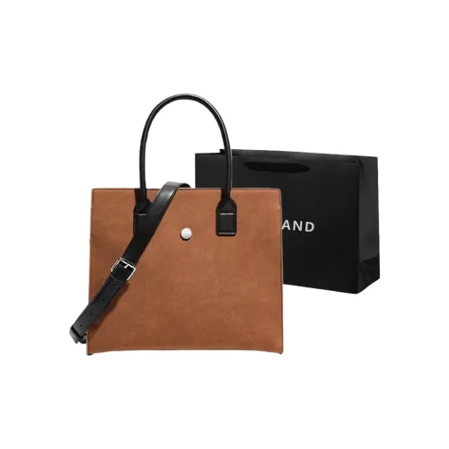 PINK·LAND Pvc Handbag Regular Women's Caramel Brown