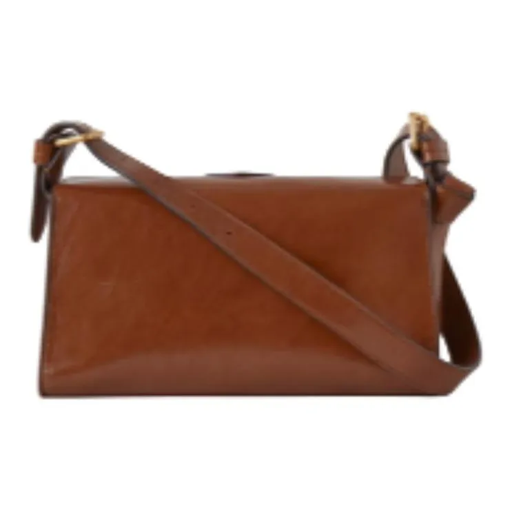 Mulberry Rejina Pyo Collaboration Smooth Shiny Leather Handbag Shoulder Bag Small Size Women's Umber-2