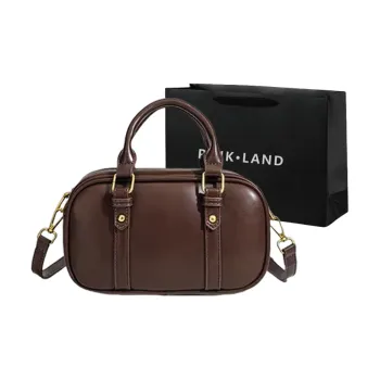 PINK·LAND Pu Handbag Women's Coffee
