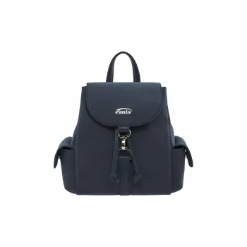 Emis Synthetic Leather Backpack Women's Marine Blue