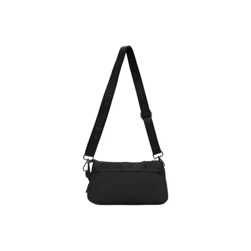 Champion Fabric Shoulder Bag Crossbody Bag Medium Size Women's Black-3