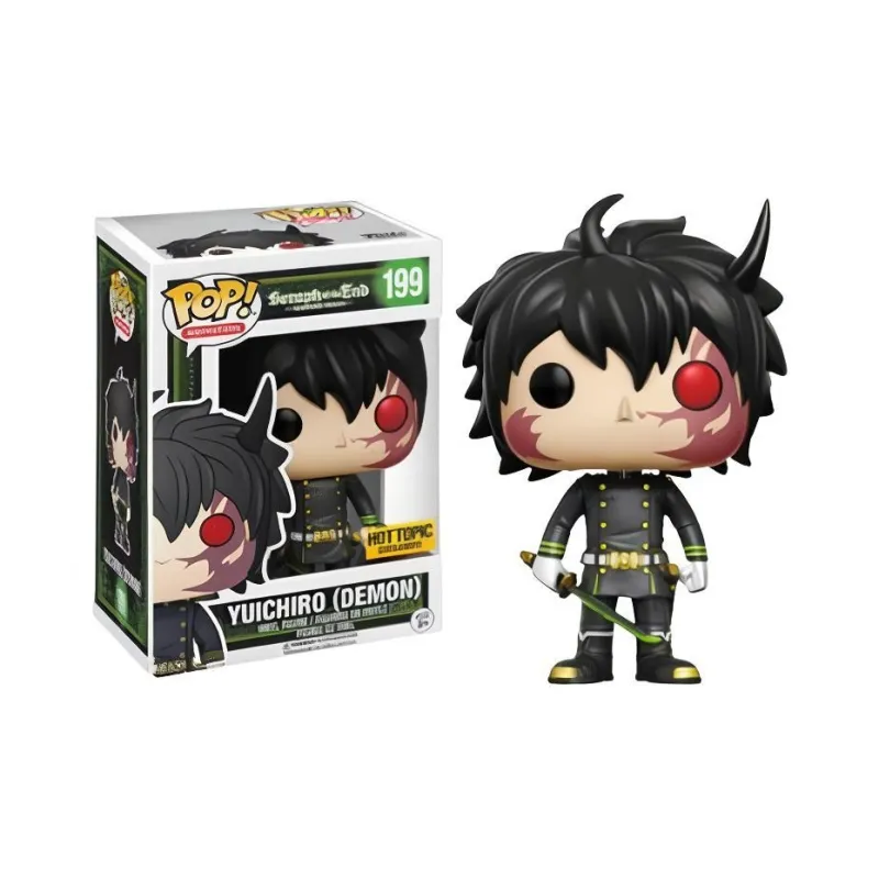 Funko POP! Collection Animation: The Fiery Angel Of Destruction Hundred Nights Yūichi Demon Chibi Figures 9.5cm-3