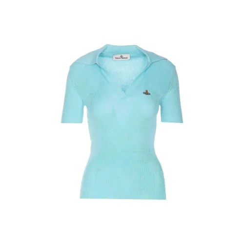 Vivienne Westwood Polo Shirts Women's Blue