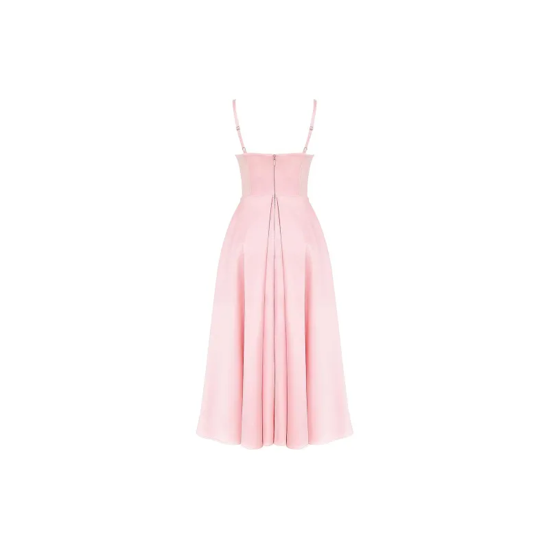 HOUSE OF CB Tiffany Slip Dresses Women's PINK/Pink-1