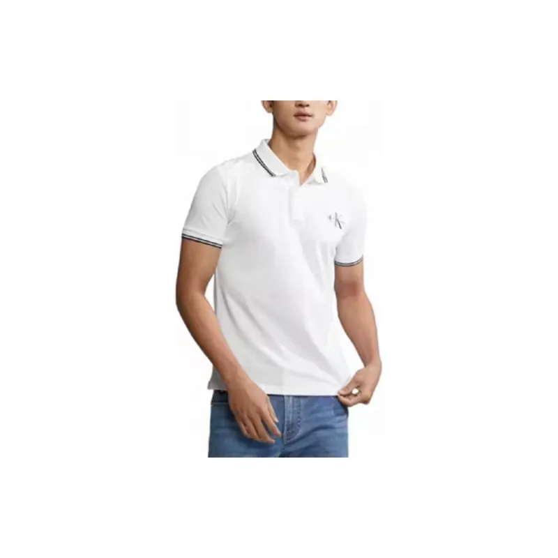 CALVIN KLEIN Polo Shirt Men's White-3