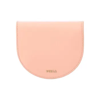 Furla Allegra Calfskin Card Holder Medium Size Women's Pink