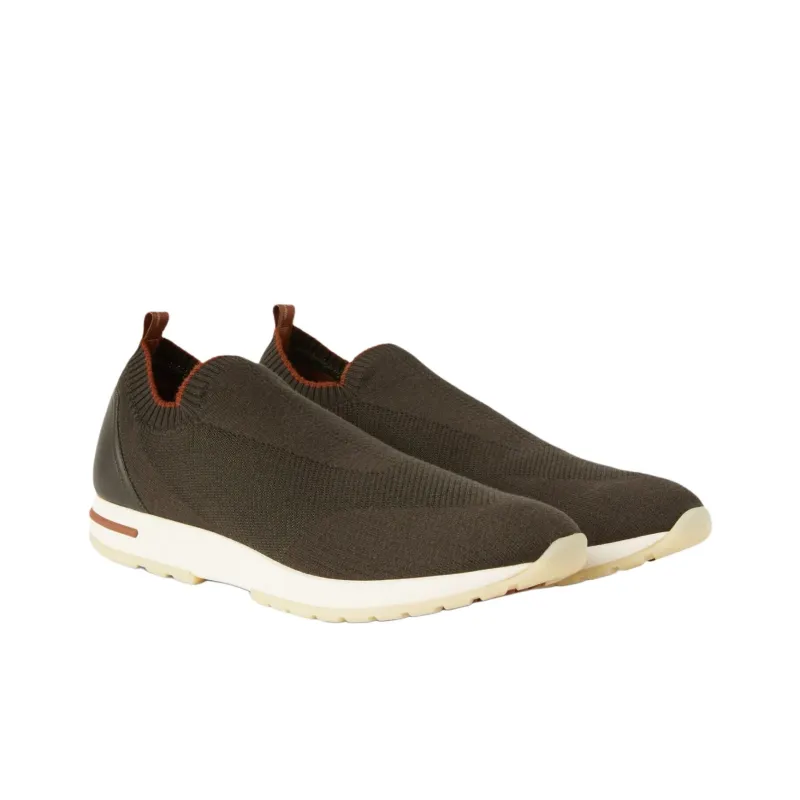 Loro Piana Low Top Casual Shoes Men's Pine Forest-2