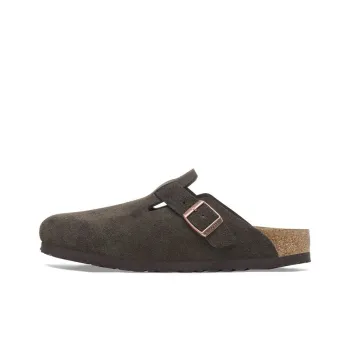 Birkenstock Boston EVA Abrasion Resistant Wrap toe Slippers Unisex Mocha Regular