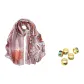 Pink Gift Box Set (Random Silk Scarf Clip)