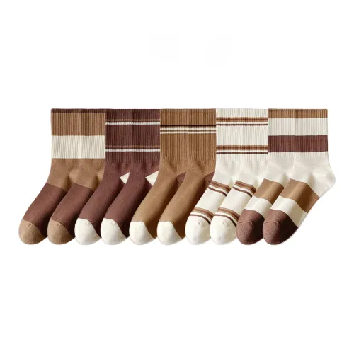 Lan Miao Mid Calf Socks Women's 10 Pack