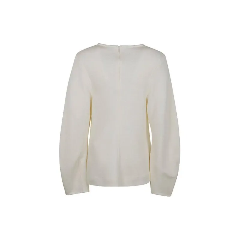 JIL SANDER Wide Sleeved Crewneck Jumper-1