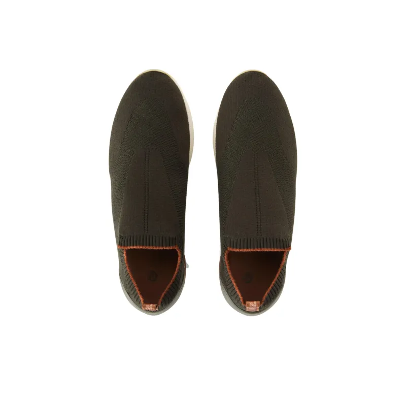 Loro Piana Low Top Casual Shoes Men's Pine Forest-4