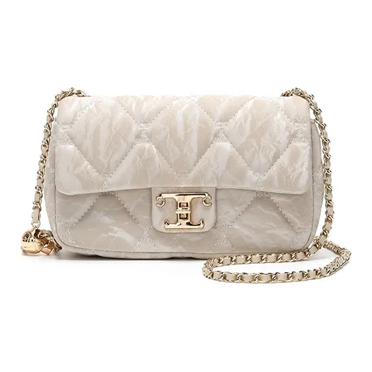 BETTINA VIVIAN PU Crossbody Bag Regular Women's Beige Apricot-1
