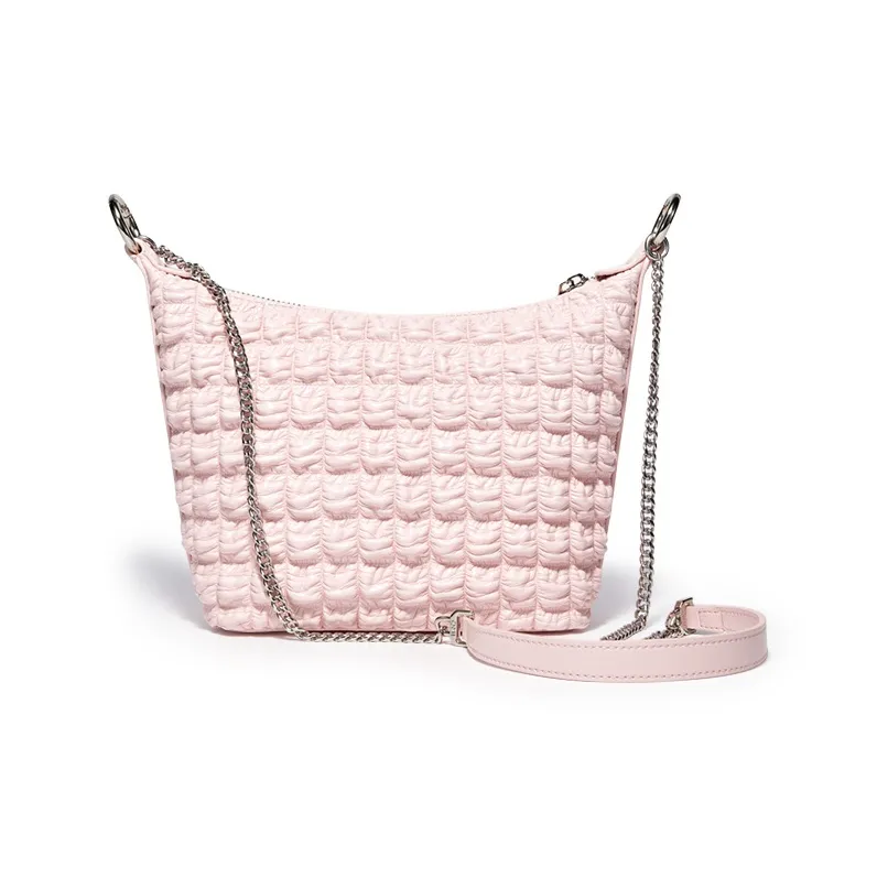 OMI Polyurethane Synthetic Leather Shoulder Bag, Crossbody Bag Regular Women's Black/White/Pink/Aqua Cloud Blue-6