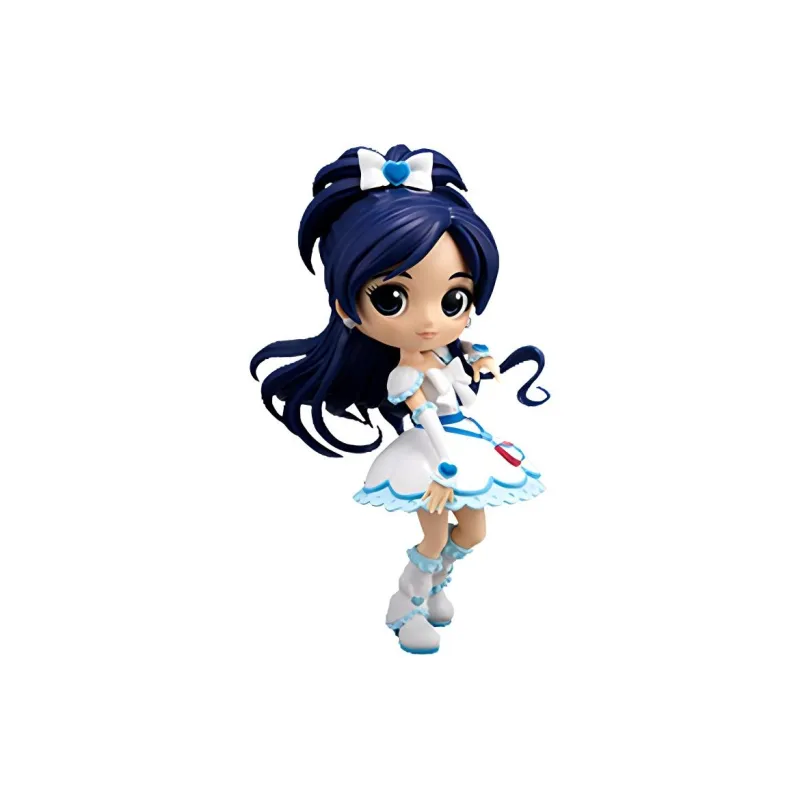 BANPRESTO Glass Factory Qposket Collection, Pretty Cure Girlish, White, 14cm Chibi Figures-1