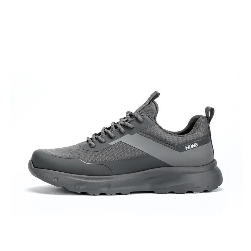 RED DRAGONFLY Athletic Shoes Lightweight And Breathable Low Top Casual Shoes Men's Black Gray-9