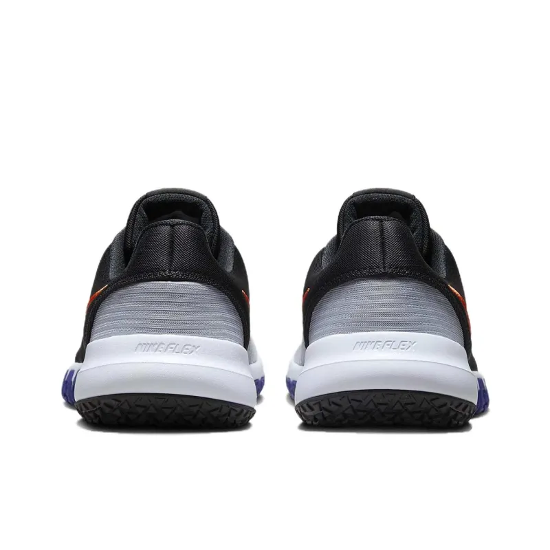 Nike Flex Control 4 Slip Resistant And Breathable Low Top Training Shoes Men's Black Gray-3