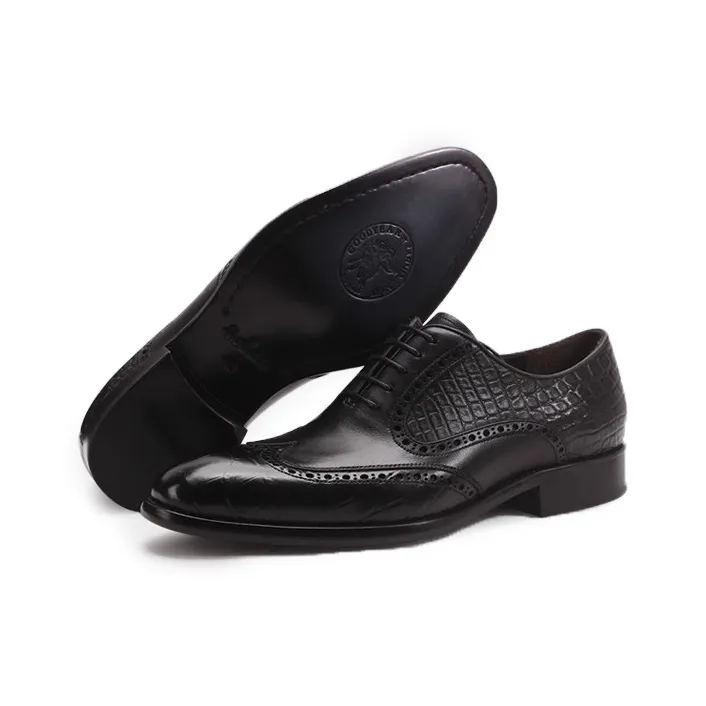 Voguhomme Dress Shoes Men's Black-2
