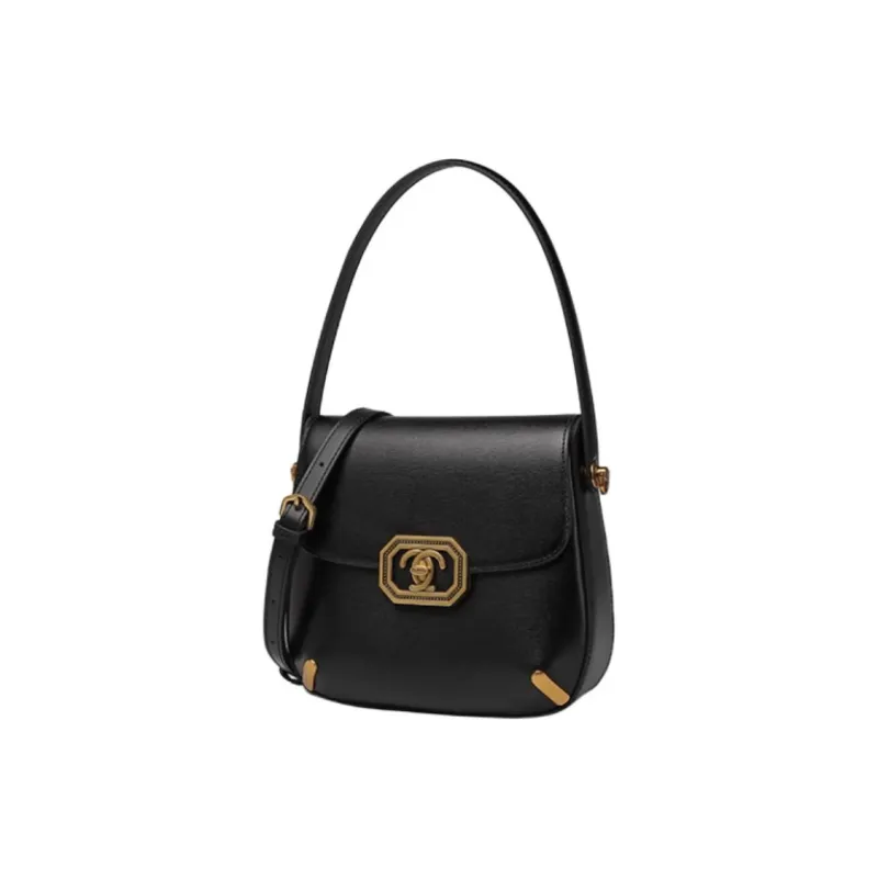 PIERRE CARDIN Top Grain Cow Leather Shoulder Bag Crossbody Bag Handbag Medium Size Women's Brown/Black/Burgundy-9