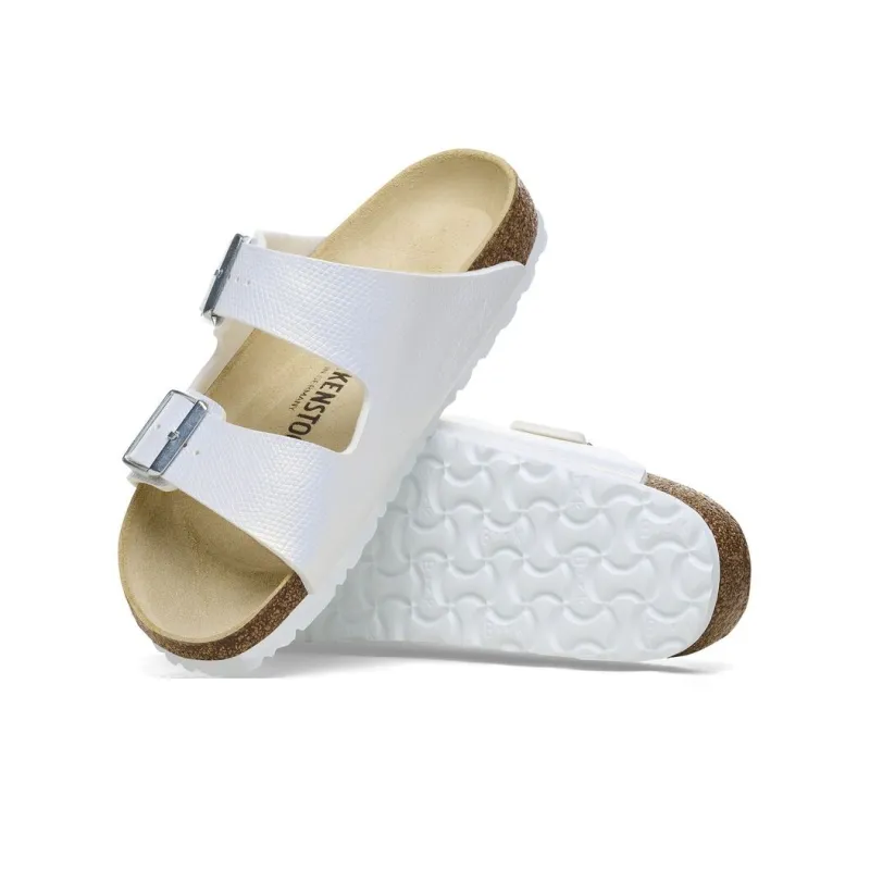 Birkenstock EVA Abrasion Resistant Slide Slippers Women's White-4