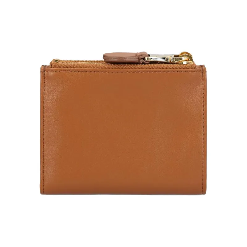 MIU MIU Leather Wallet Small Size Women's Brown-2