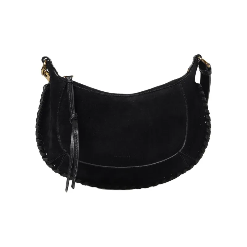 ISABEL MARANT Oskan Moon Suede Shoulder Bag-0