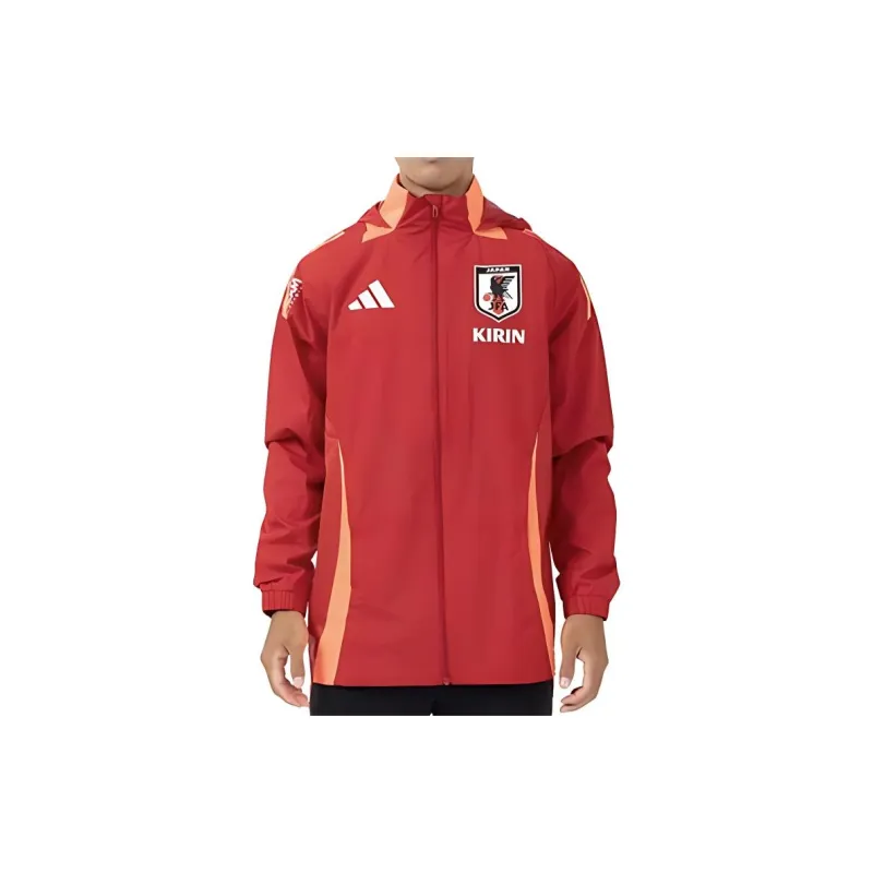 Adidas Japanese Football Team Olympic Series Jacket Men's Red-2