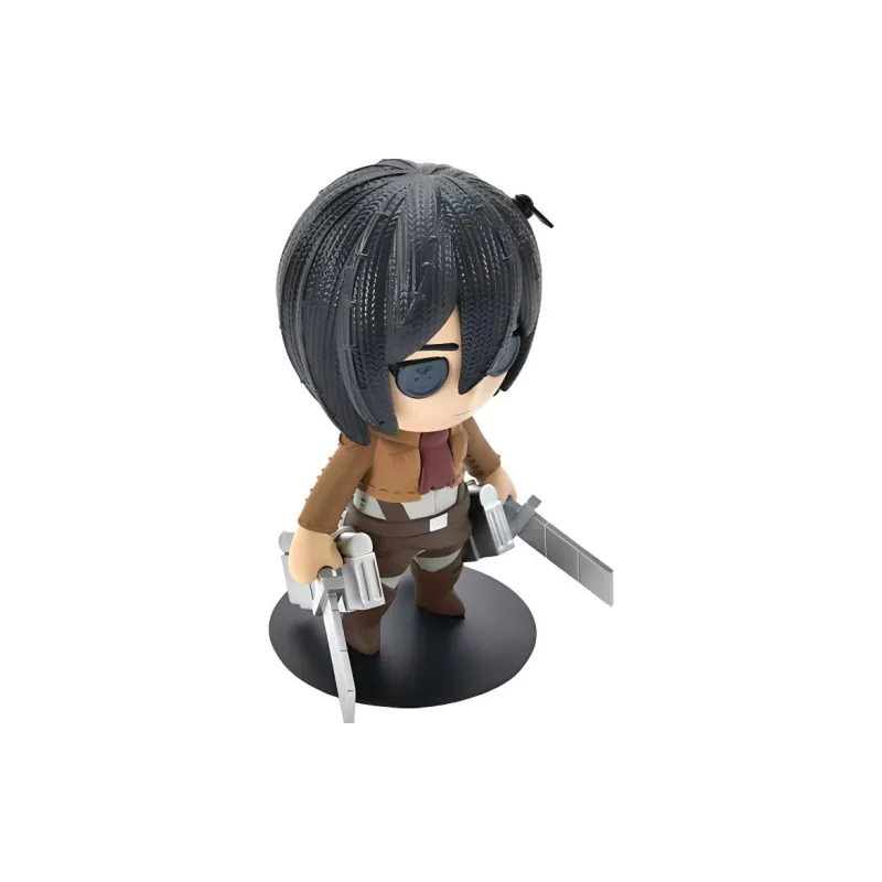 PRIME 1 STUDIO Cutie1plus Attack On Titan Mikasa Ackerman Chibi Figures 11cm-3