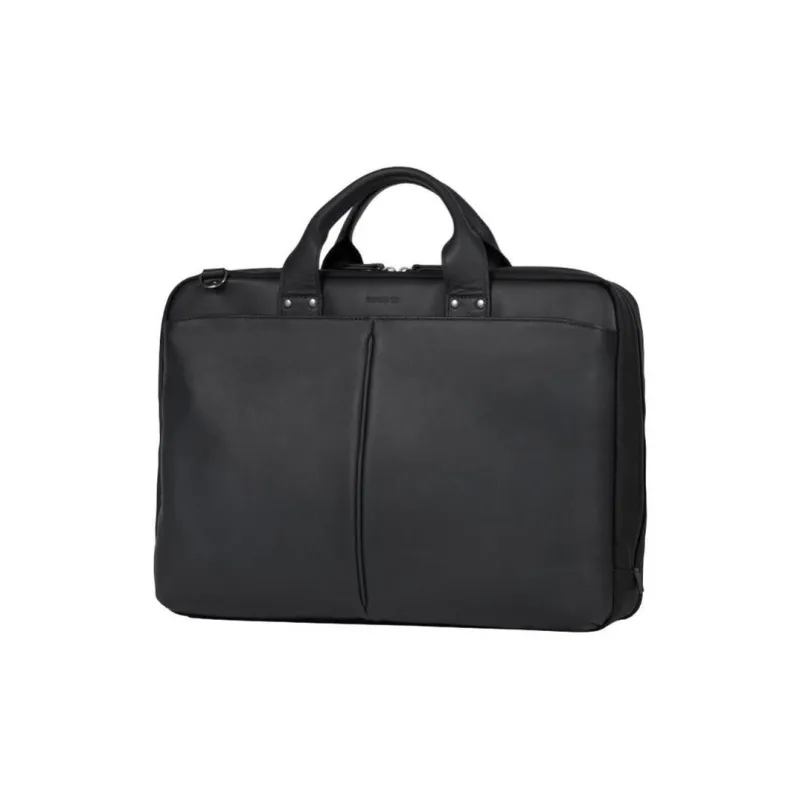 SAMSONITE Leather Briefcases Handbags Unisex Black-1