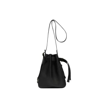 Ecco Cow Leather Bucket Bags Crossbody Bag Shoulder Bag Small Size Women's Black