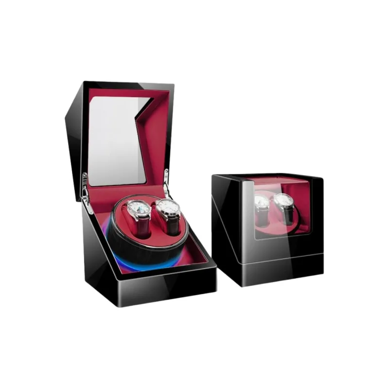 Brilliant Regular Collection 2 Digits Watch Winder Black Red Brown Unisex-1