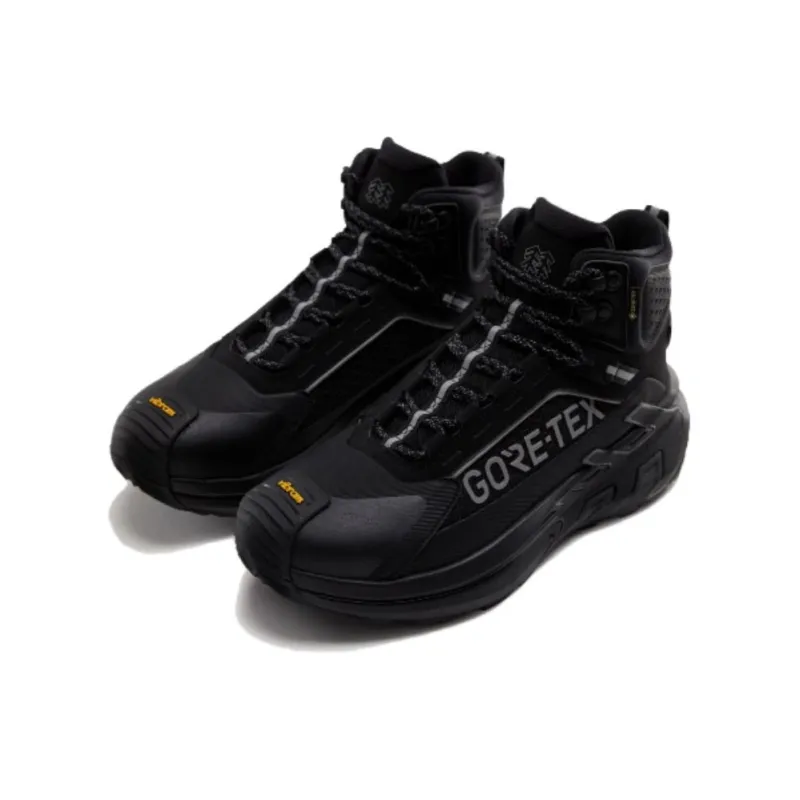 KOLON SPORT Waterproof And Breathable High Top Trekking Shoes Unisex Black-1