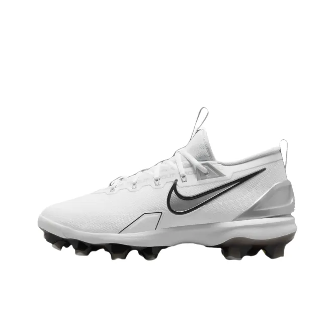 Nike Force Trout 9 Elite Mcs White Black Pure Platinum Metallic Silver-0