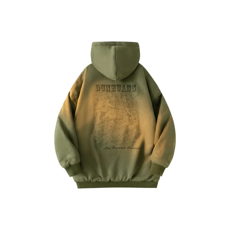 DUNHUANG ART INSTITUTE Puffer Jacket Unisex-1