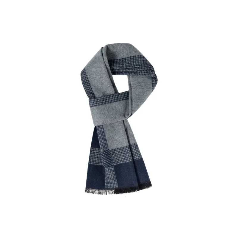 Shanghai Story 100% Mulberry Silk Knit Scarves Men's Multiple Colors-6