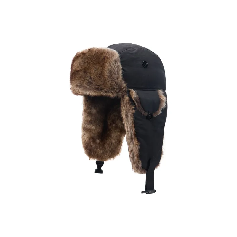 CAMEL Polyester Trapper Hats Unisex-1