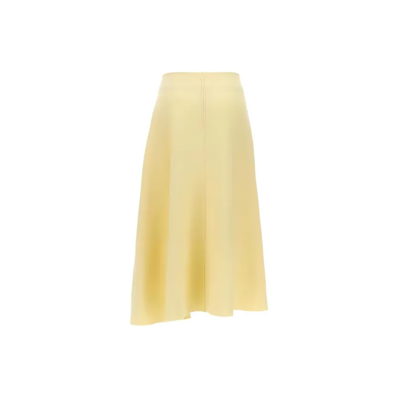 JIL SANDER Knitted Midi A Line Skirt-1