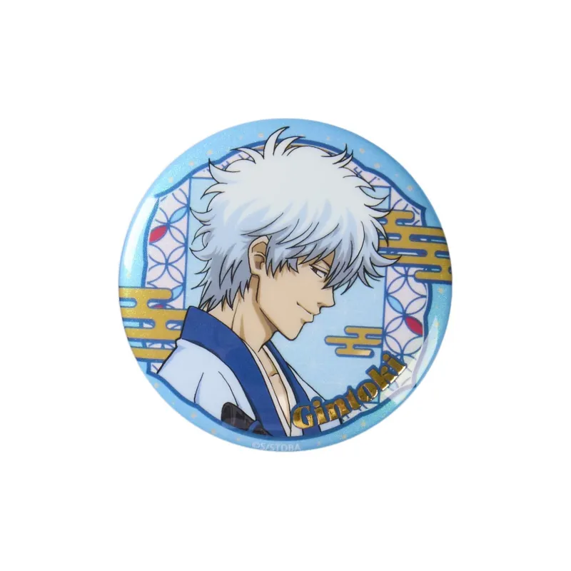 BOOM COMIC Gintama Double Flash Badge Gintoki Sakata Shinsuke Takasugi Toushirou Hijikata Badges-2