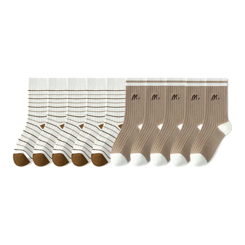 Lan Miao Mid Calf Socks Women's 10 Pack-6