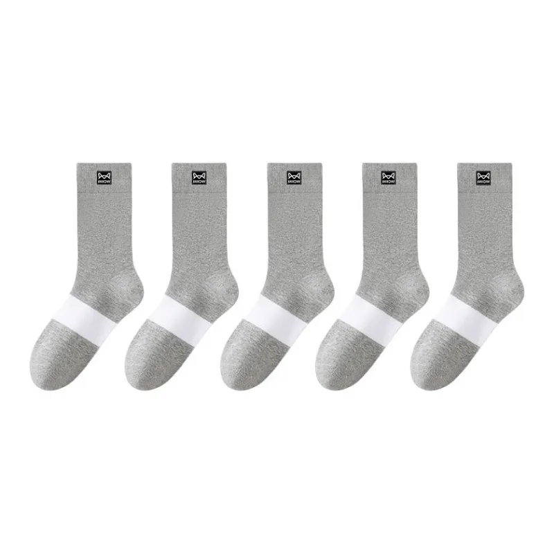 MIIOW Mid Calf Socks Men's 5 Pack-1
