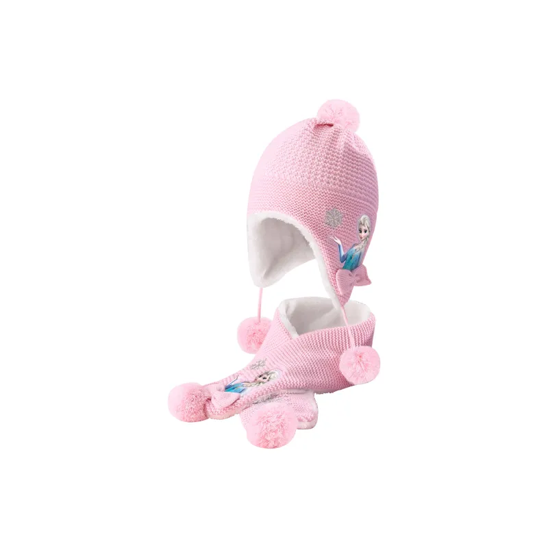 Disney Frozen Series Acrylic Beanies Kids' Pink-2